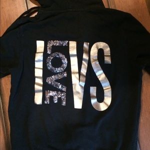 Victoria Secret ZIP up Hoodie Bling